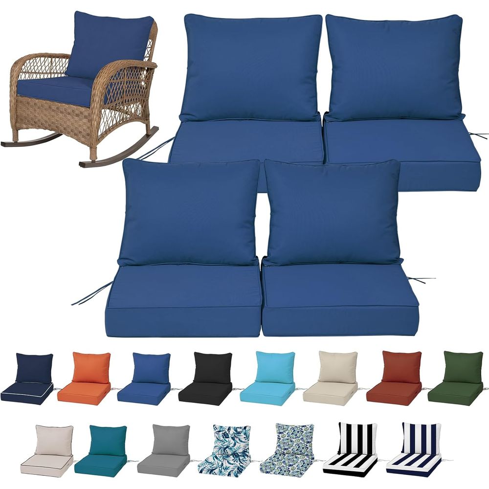 Outdoor Furniture In - 24x24 Outdoor Deep Seat Cushions Set