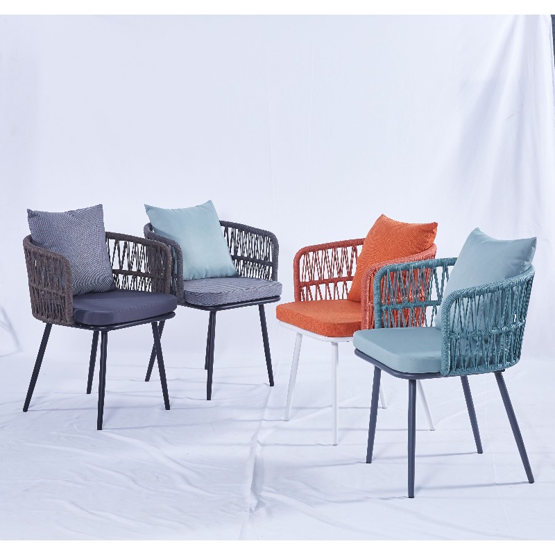 Outdoor Furniture Cafe - 2023 Design Woven Rope Outdoor Furniture