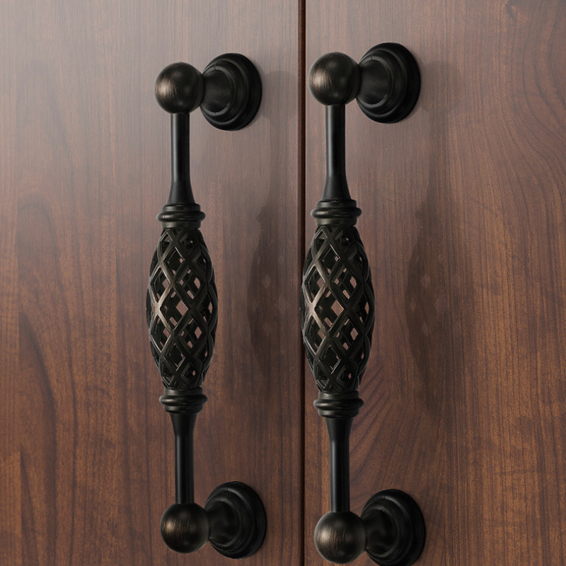 Outdoor Furniture Vintage - 1pc Vintage Antique Bronze Cabinet Handles