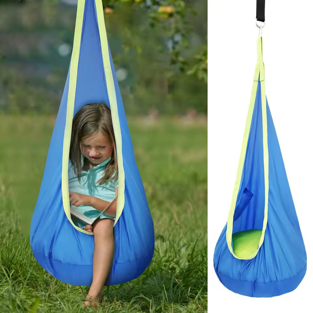 Kids Pod Swing Seat Nylon Hang - огляд і ціна Outdoor Furniture Rocking Chair