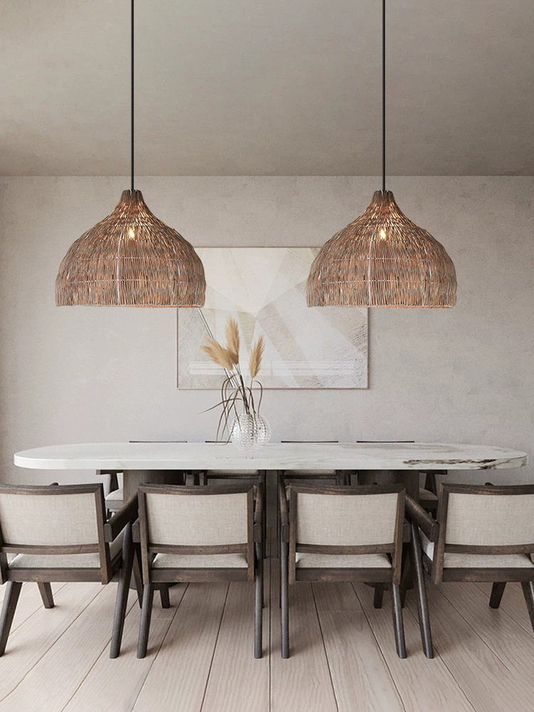 Simple Creative Rattan Pendant - огляд і ціна Outdoor Furniture Cafe