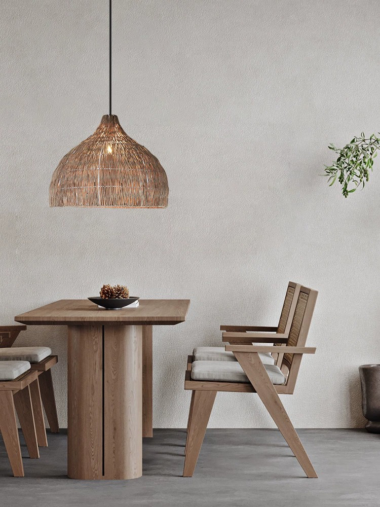 Simple Creative Rattan Pendant - огляд і ціна Outdoor Furniture Cafe