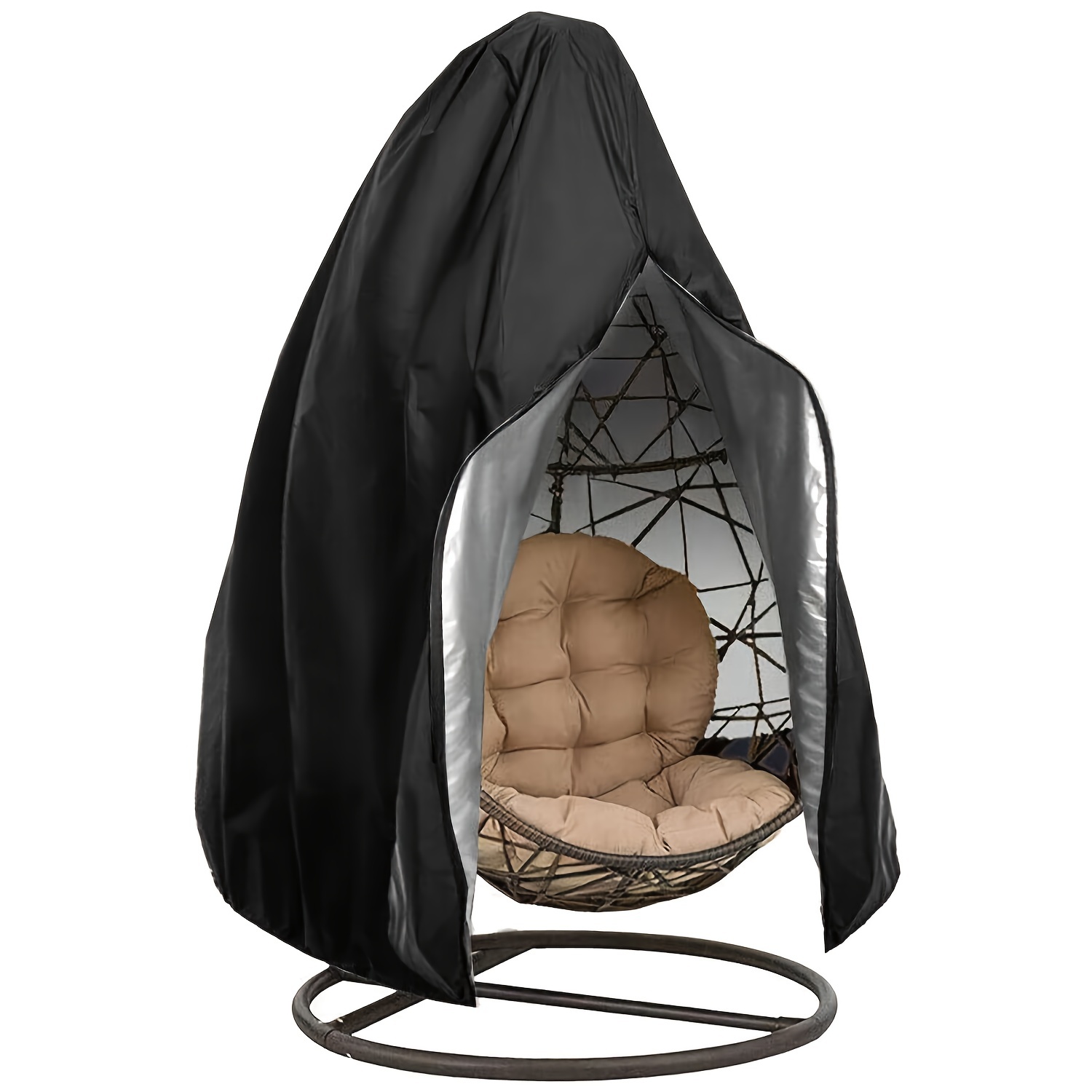 1 Piece Courtyard Hanging Egg  - огляд і ціна Outdoor Furniture Rocking Chair