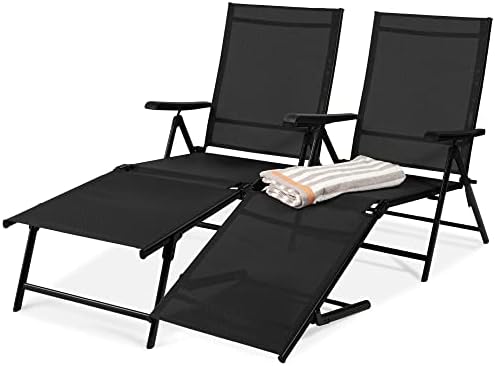 Set of 2 Outdoor Patio Chaise  - огляд і ціна Deck Chair Lounger