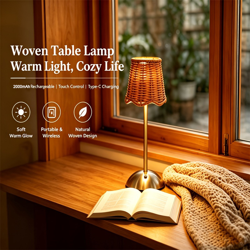 Bohemian Woven Rattan Art Tabl - огляд і ціна Outdoor Furniture Cafe