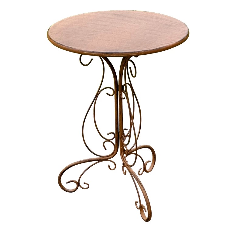 Round Side Table with Ornament - огляд і ціна Outdoor Furniture Vintage