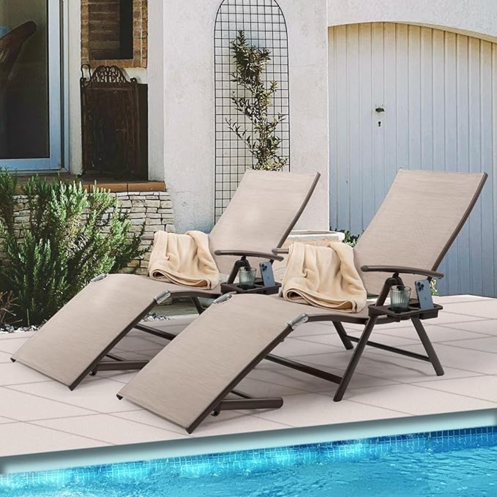 Aluminum Reclining Lounge Chai - огляд і ціна Deck Chair Lounger