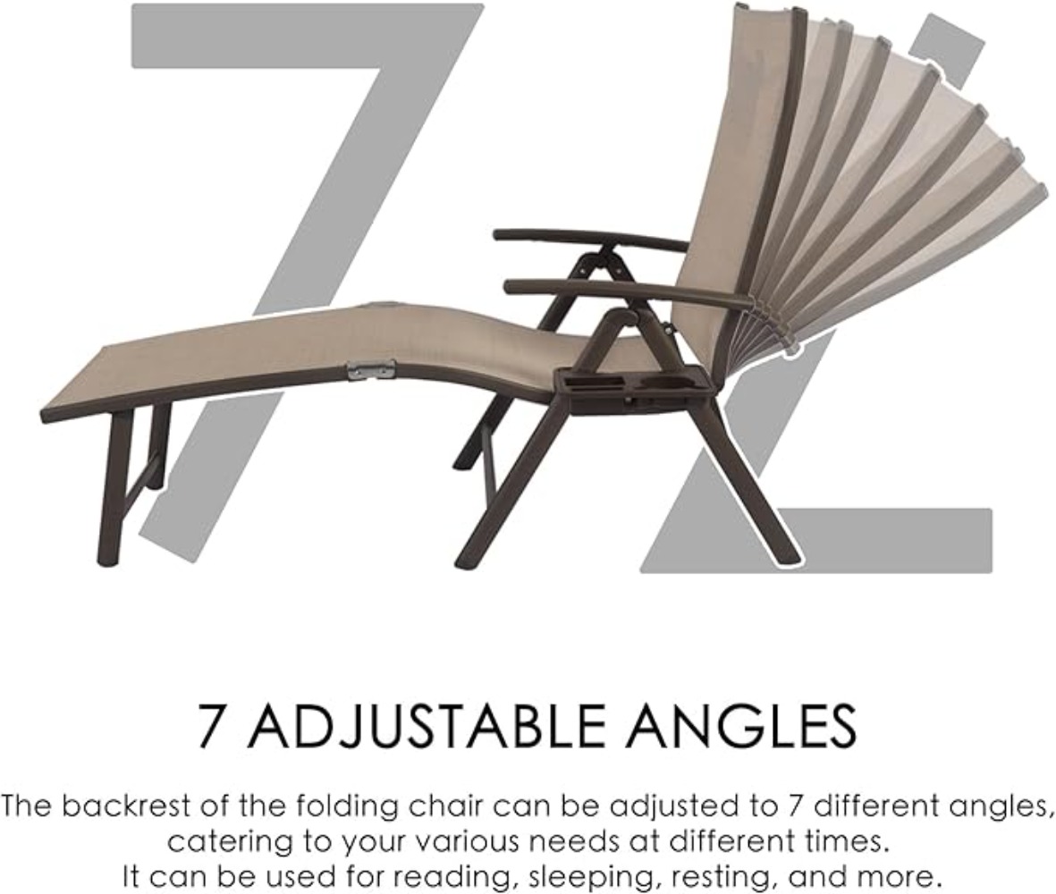Aluminum Reclining Lounge Chai - огляд і ціна Deck Chair Lounger