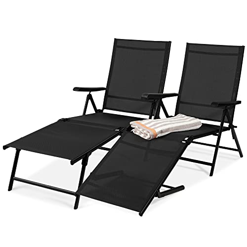 Set of 2 Outdoor Patio Chaise  - огляд і ціна Deck Chair Lounger