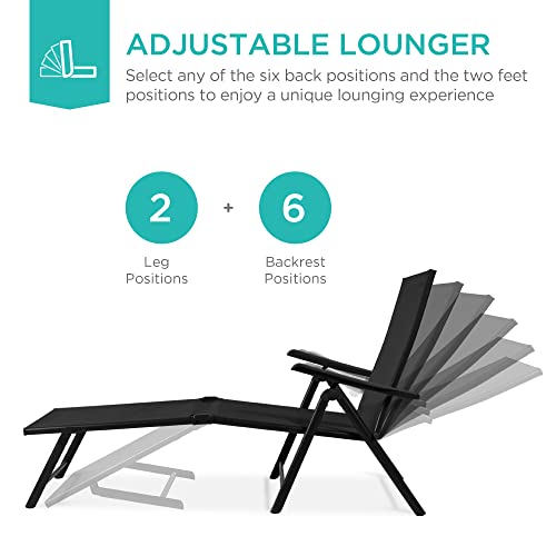 Set of 2 Outdoor Patio Chaise  - огляд і ціна Deck Chair Lounger