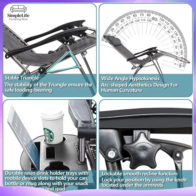 Infinite Zero Gravity Chair Ad - огляд і ціна Deck Chair Lounger