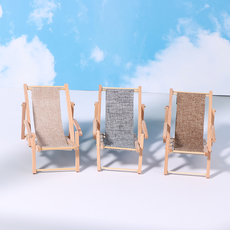 1Pc 1/12 Dollhouse Foldable De - огляд і ціна Deck Chair Lounger