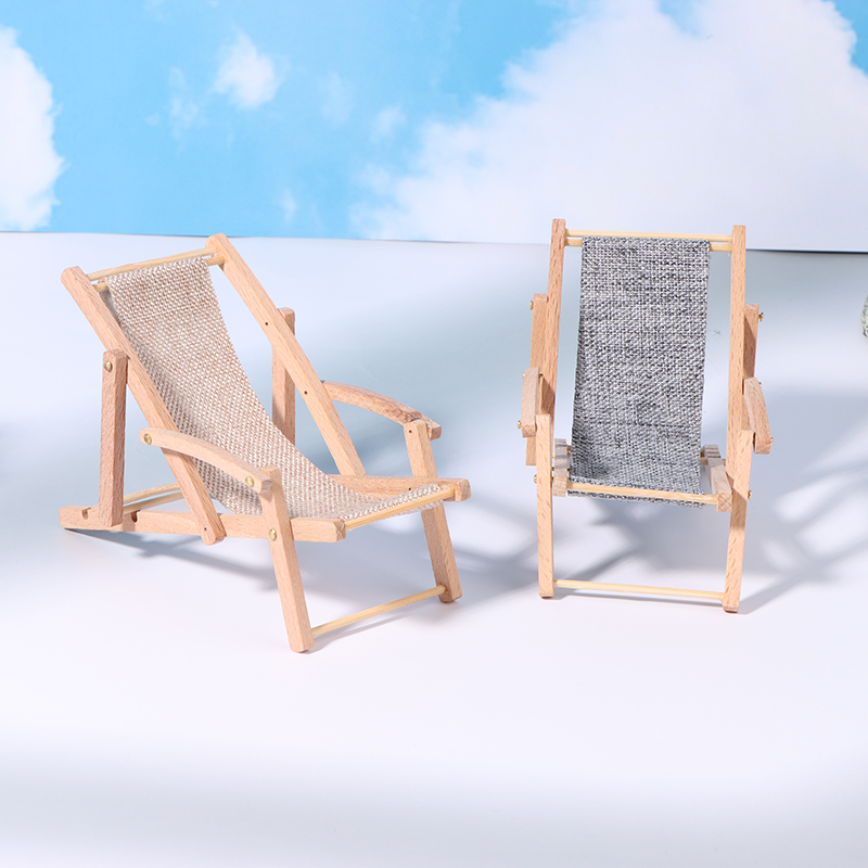 1Pc 1/12 Dollhouse Foldable De - огляд і ціна Deck Chair Lounger