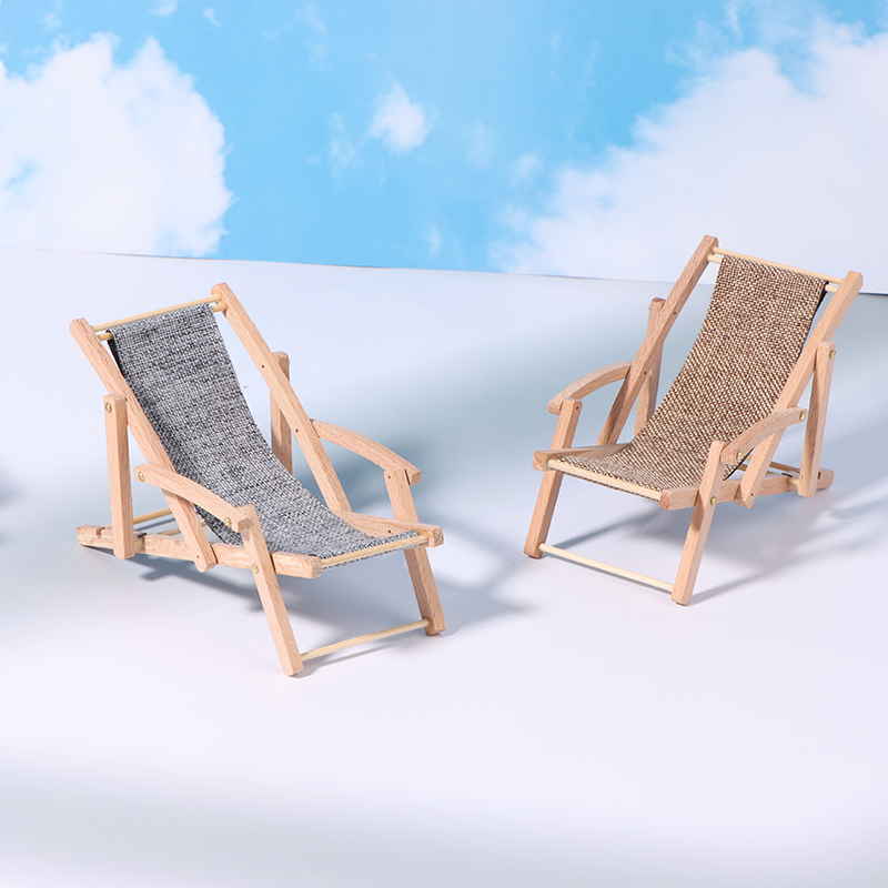 1Pc 1/12 Dollhouse Foldable De - огляд і ціна Deck Chair Lounger