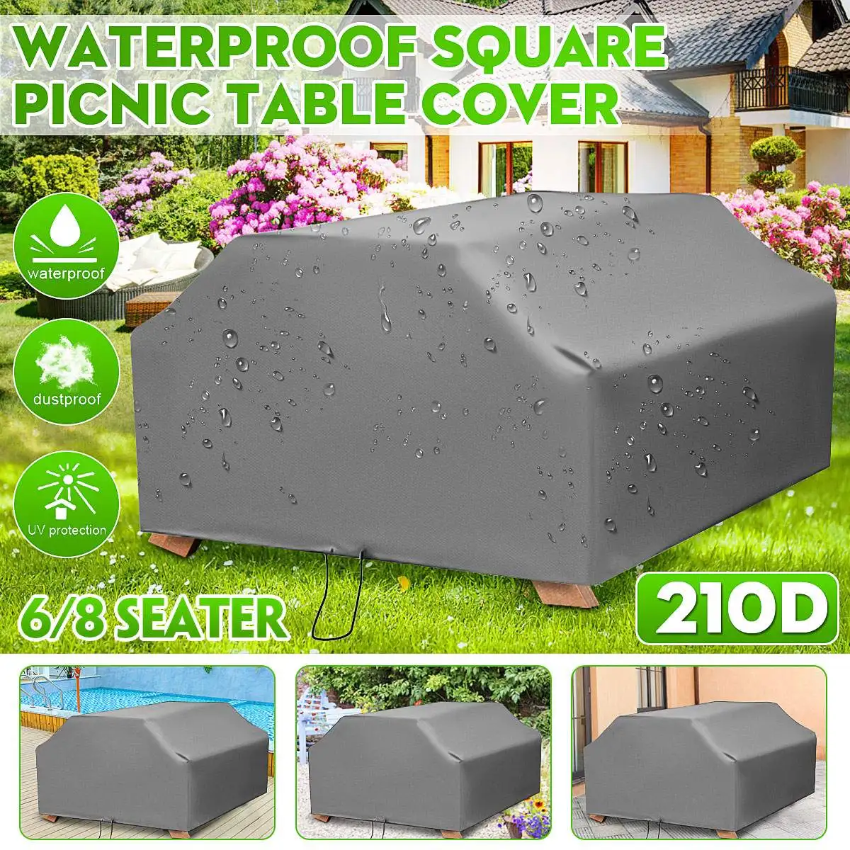 210D For 6/8 Seater Picnic Tab - огляд і ціна Outdoor Furniture Paint