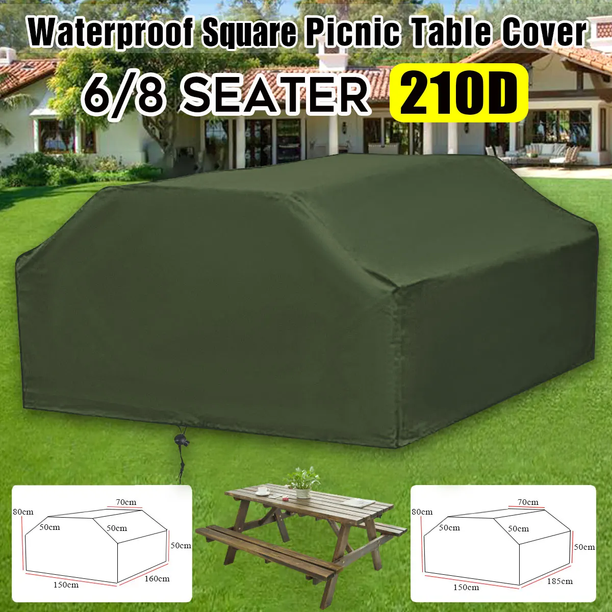 210D For 6/8 Seater Picnic Tab - огляд і ціна Outdoor Furniture Paint