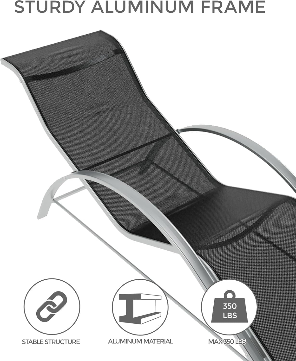 Patio Pool Chair Sun Lounger S - огляд і ціна Deck Chair Lounger