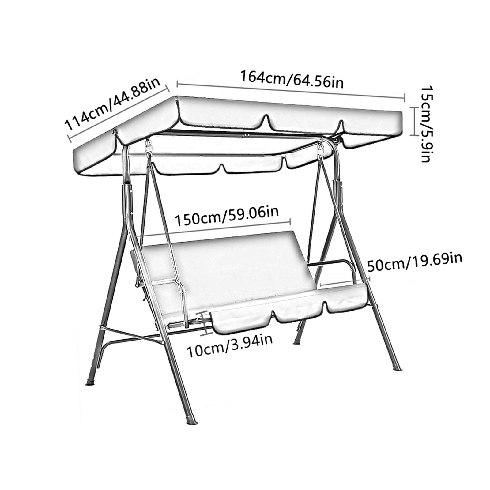 Patio Swing Canopy Rainproof w - огляд і ціна Outdoor Furniture Ideas