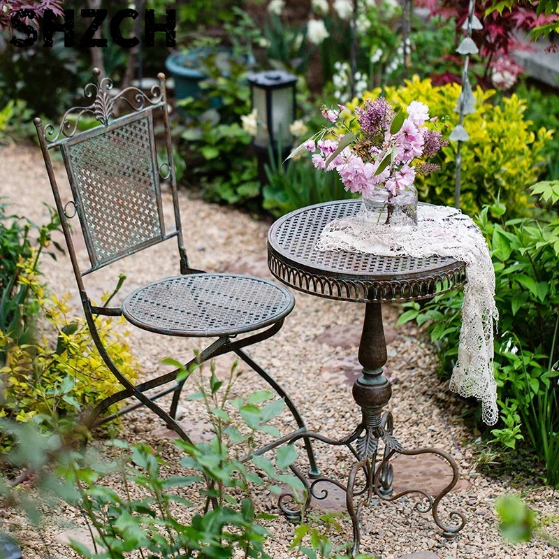 European Vintage Iron Garden T - огляд і ціна Outdoor Furniture Vintage