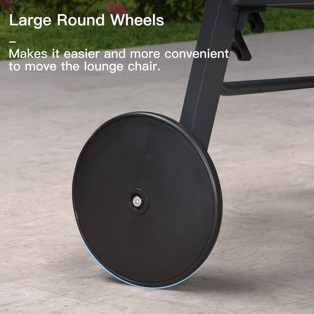 with Wheels Pool Lounge Chairs - огляд і ціна Deck Chair Lounger
