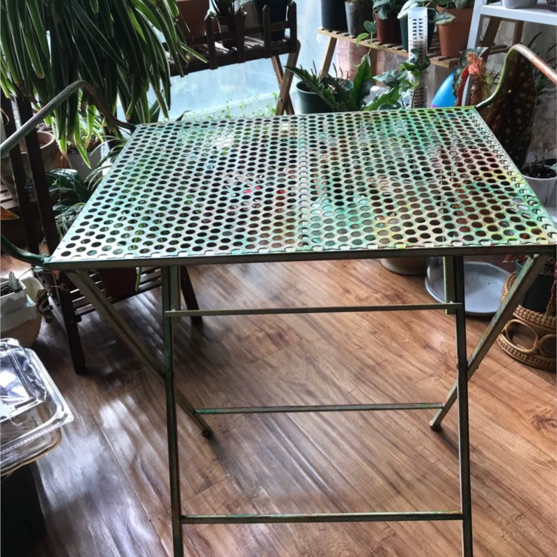 Vintage Wrought Iron Folding C - огляд і ціна Outdoor Furniture Vintage