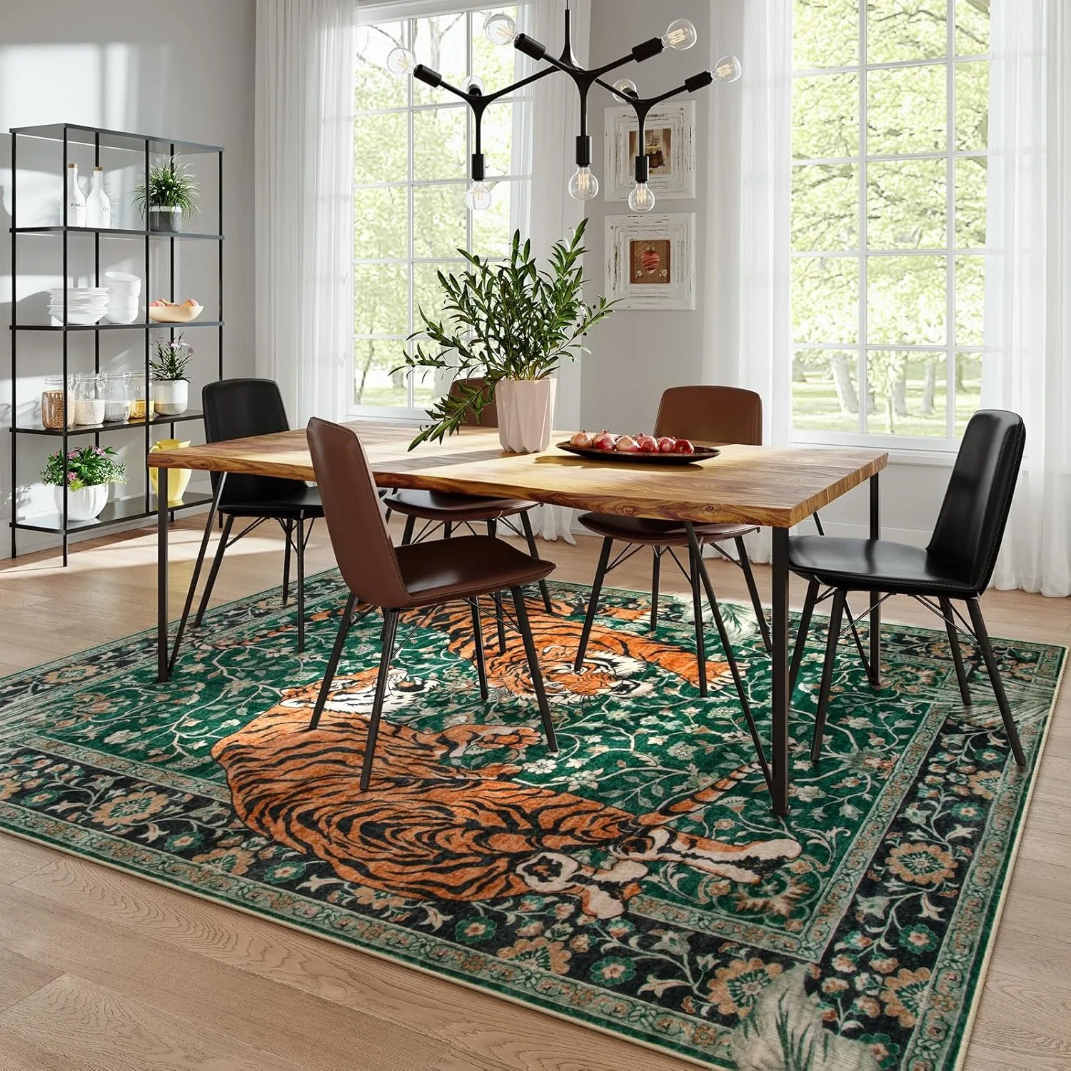 Jungle Tiger Rug for Living Ro - огляд і ціна Outdoor Furniture Cafe