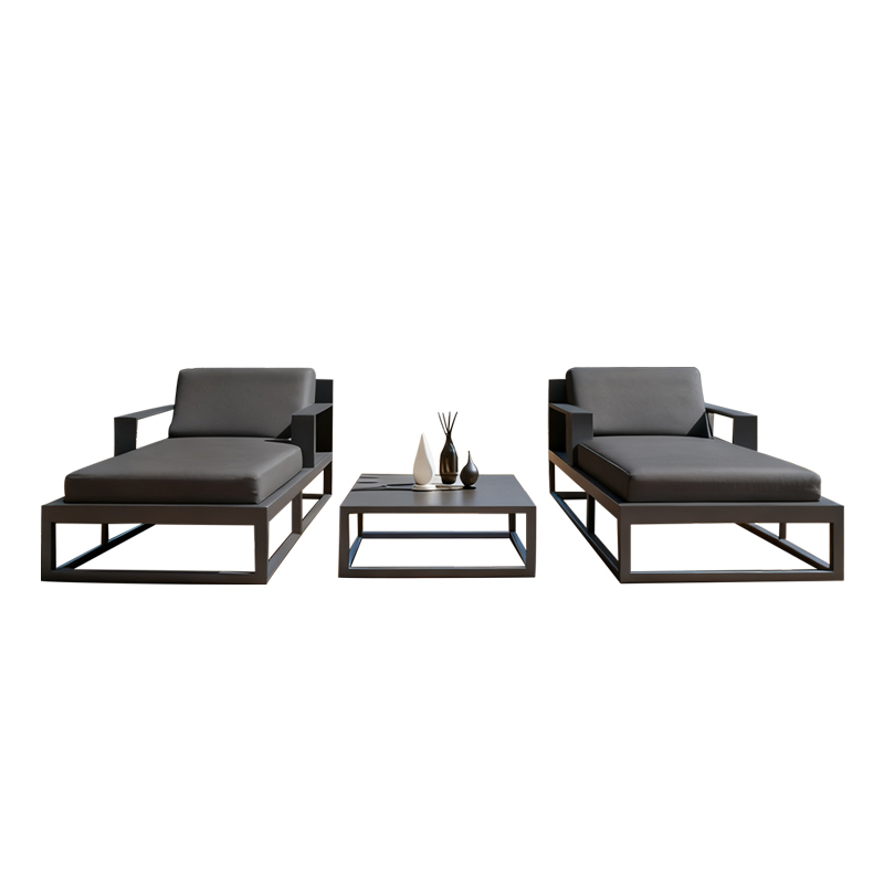 Outdoor Aluminum Sunbed Garden - огляд і ціна Deck Chair Lounger