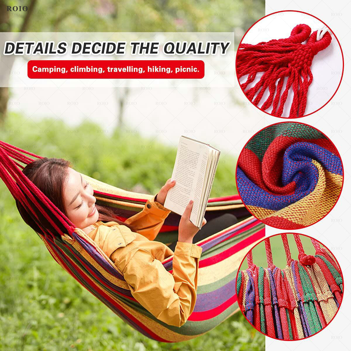 Camping Hammock Thickened Dura - огляд і ціна Outdoor Furniture Rocking Chair