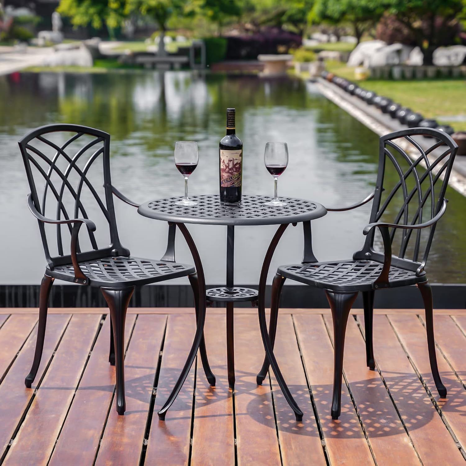 Outdoor Patio Bistro Set, Cast - огляд і ціна Outdoor Furniture Vintage