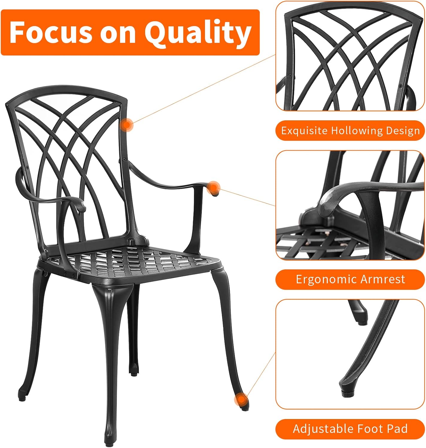 Outdoor Patio Bistro Set, Cast - огляд і ціна Outdoor Furniture Vintage