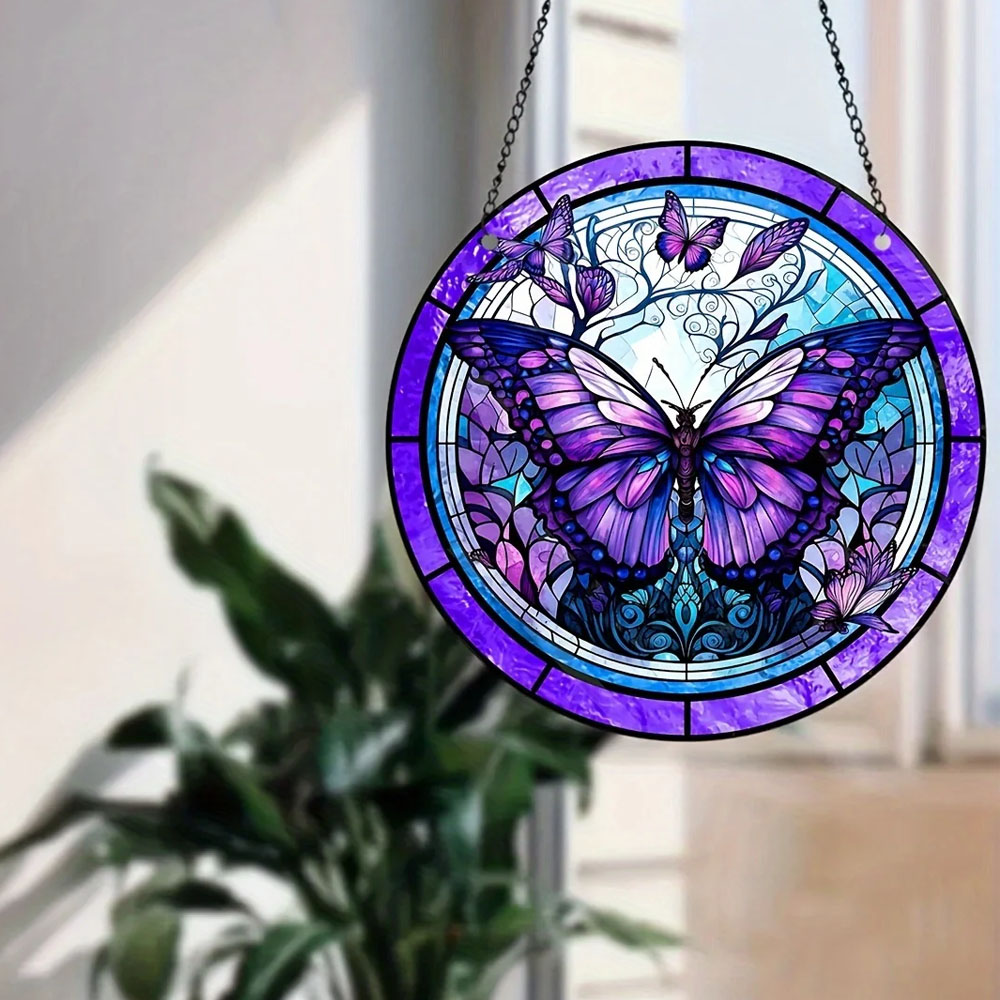 Butterfly Stained  Window Hang - огляд і ціна Outdoor Furniture Material
