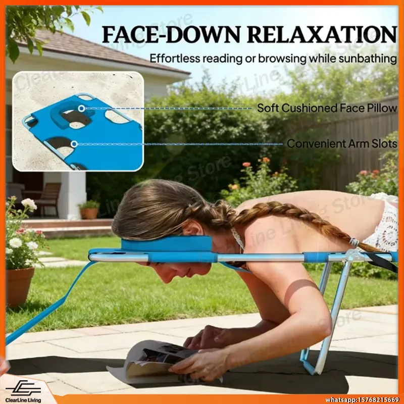 Light Blue Outdoor Lounge Chai - огляд і ціна Deck Chair Lounger